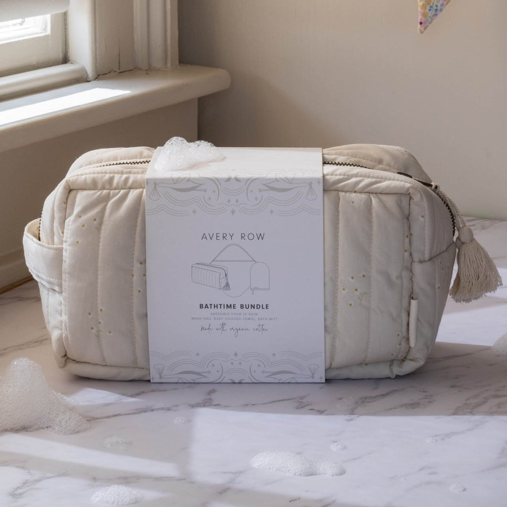 Bathtime Bundle New Baby Gift Set - Chamomile – for children, available at Learning Bugs UK