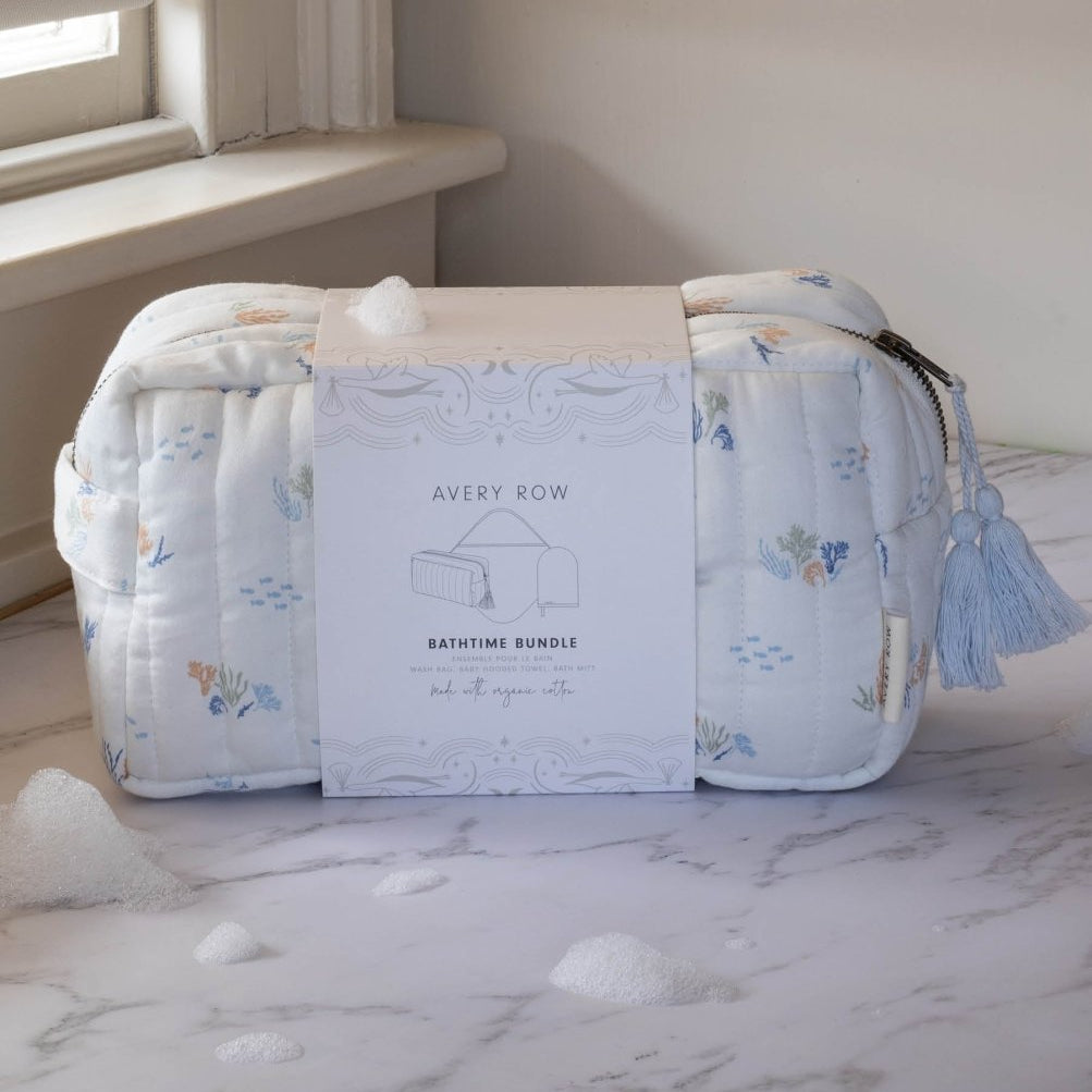 Bathtime Bundle New Baby Gift Set - Coastline – for children, available at Learning Bugs UK