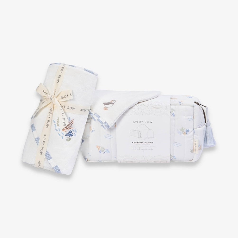 Bathtime Bundle New Baby Gift Set - Coastline – for children, available at Learning Bugs UK