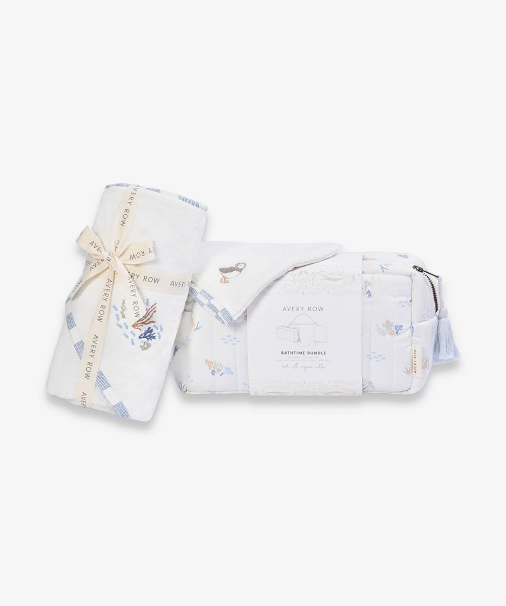Bathtime Bundle New Baby Gift Set - Coastline – for children, available at Learning Bugs UK