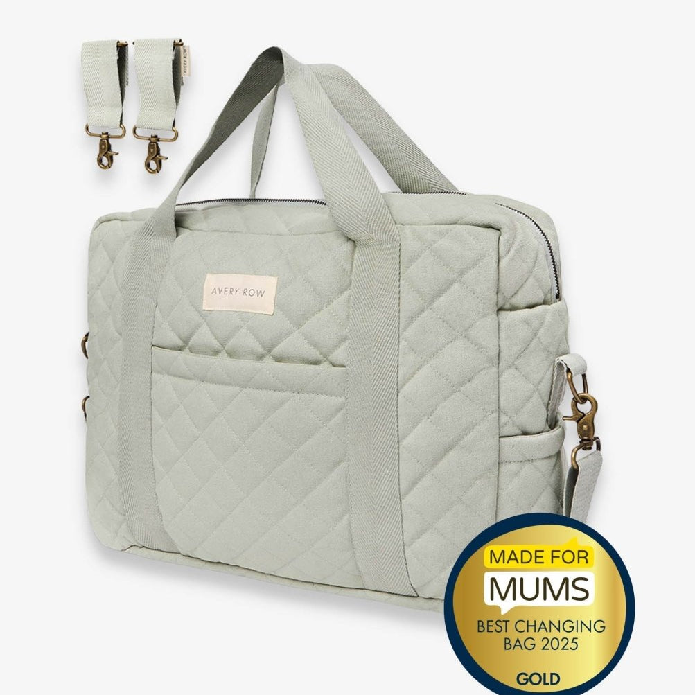Baby Changing Bag - Sage – Changing Bags & Travel Changing Mats for children, available at Learning Bugs UK