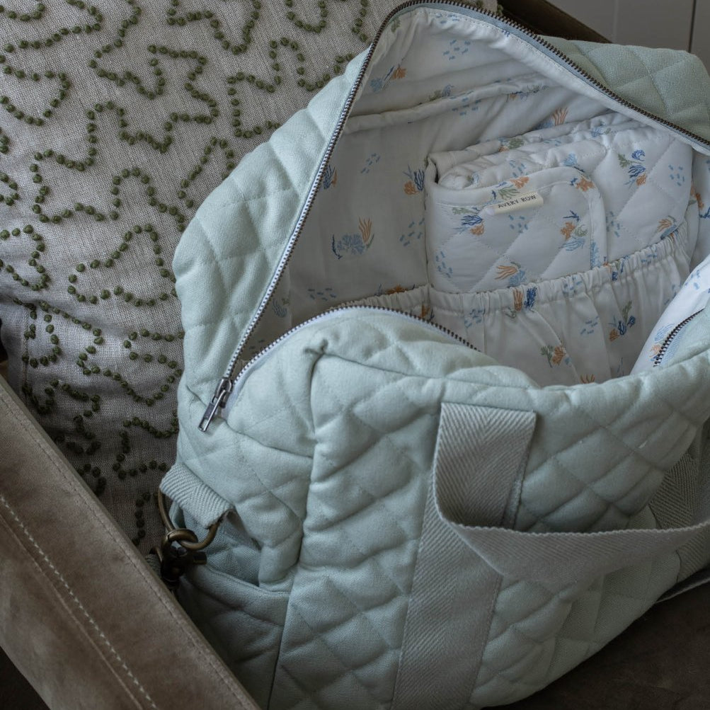 Baby Changing Bag - Sage – Changing Bags & Travel Changing Mats for children, available at Learning Bugs UK