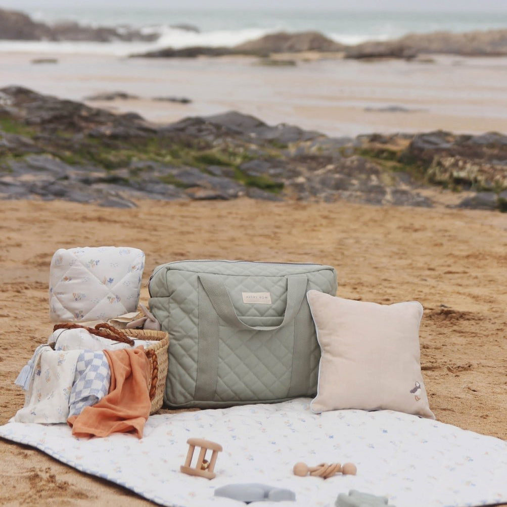 Baby Changing Bag - Sage – Changing Bags & Travel Changing Mats for children, available at Learning Bugs UK