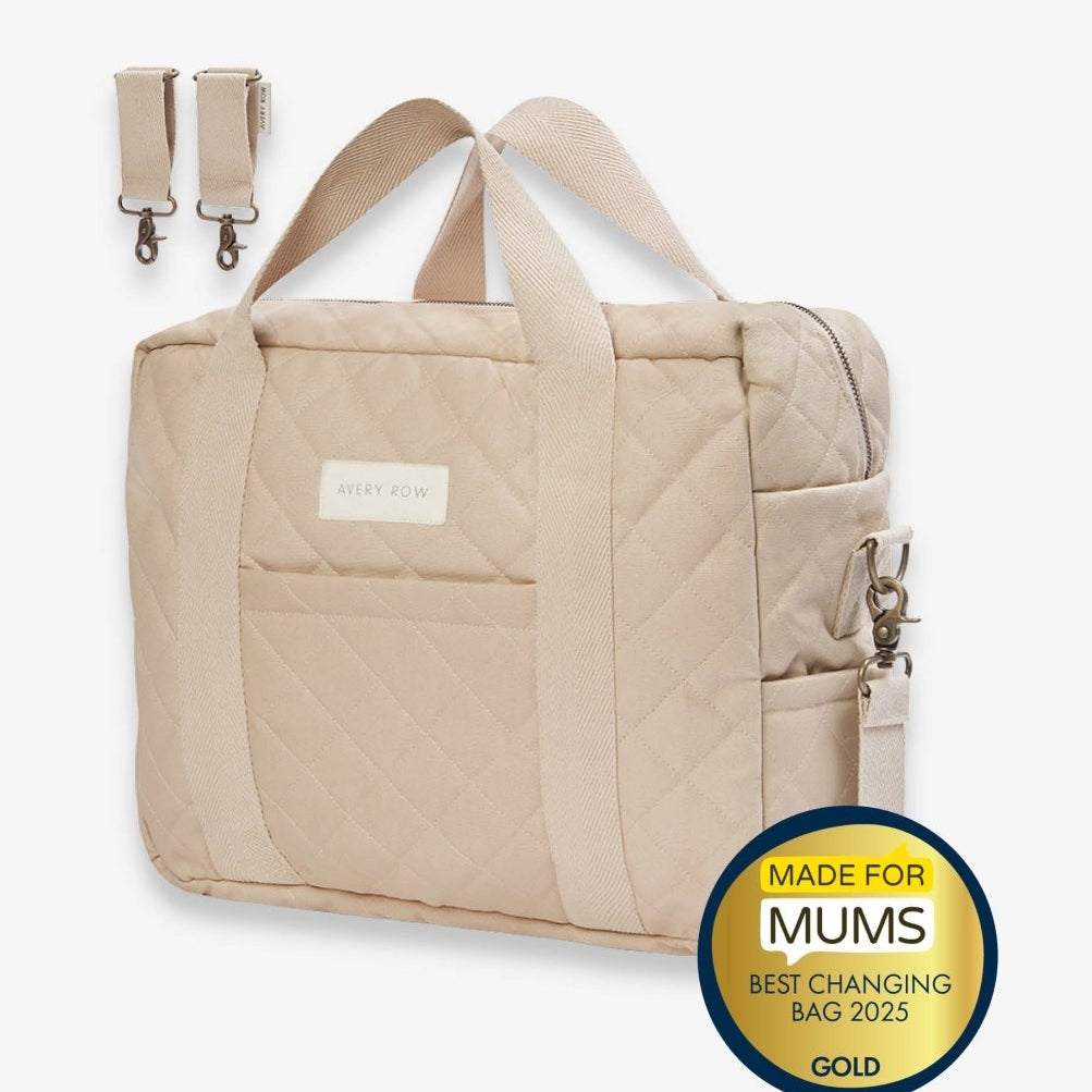 Baby Changing Bag - Natural – Changing Bags & Travel Changing Mats for children, available at Learning Bugs UK