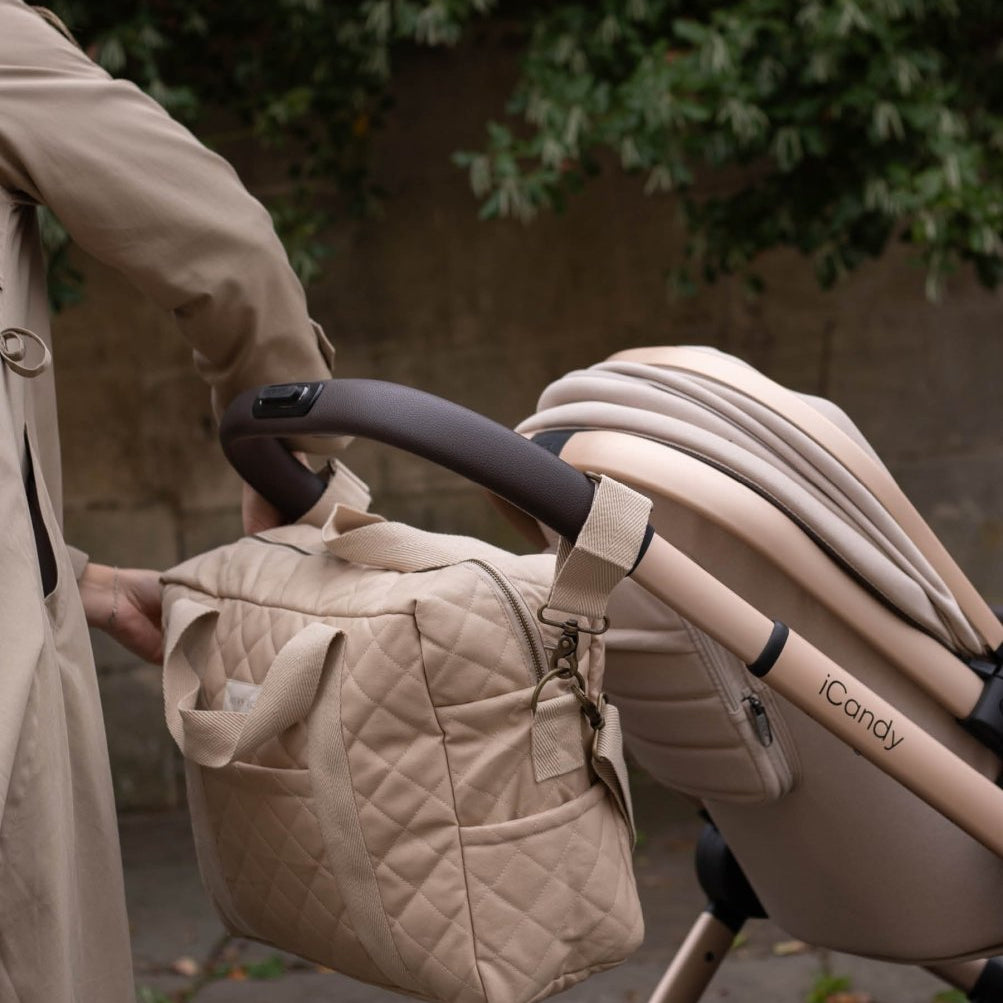 Baby Changing Bag - Natural – Changing Bags & Travel Changing Mats for children, available at Learning Bugs UK