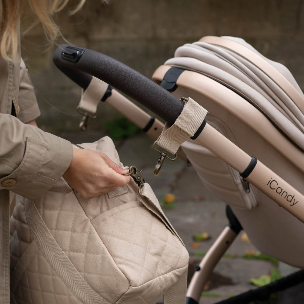 Baby Changing Bag - Natural – Changing Bags & Travel Changing Mats for children, available at Learning Bugs UK