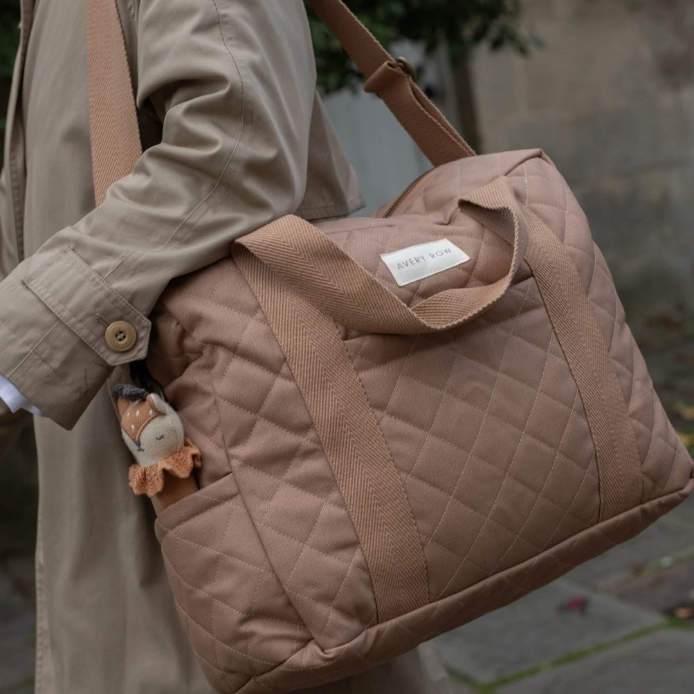 Baby Changing Bag - Latte – Changing Bags & Travel Changing Mats for children, available at Learning Bugs UK