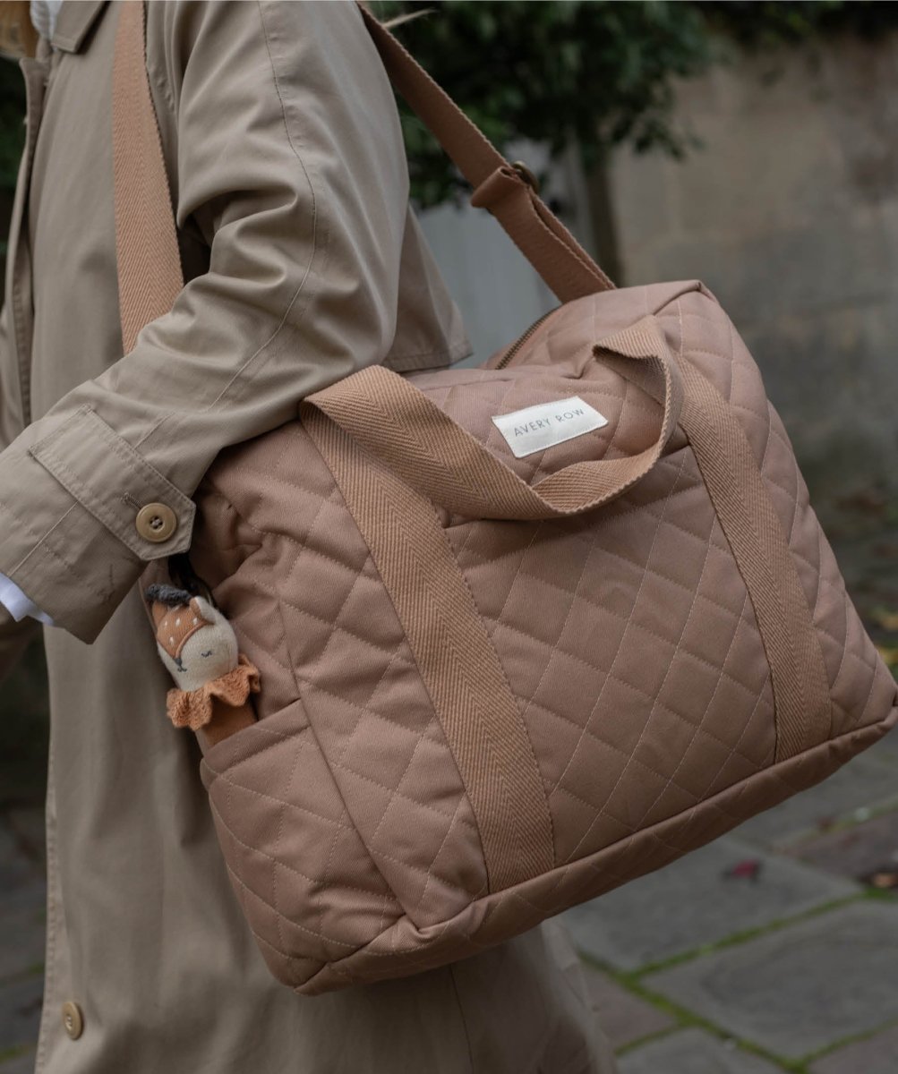 Baby Changing Bag - Latte – Changing Bags & Travel Changing Mats for children, available at Learning Bugs UK