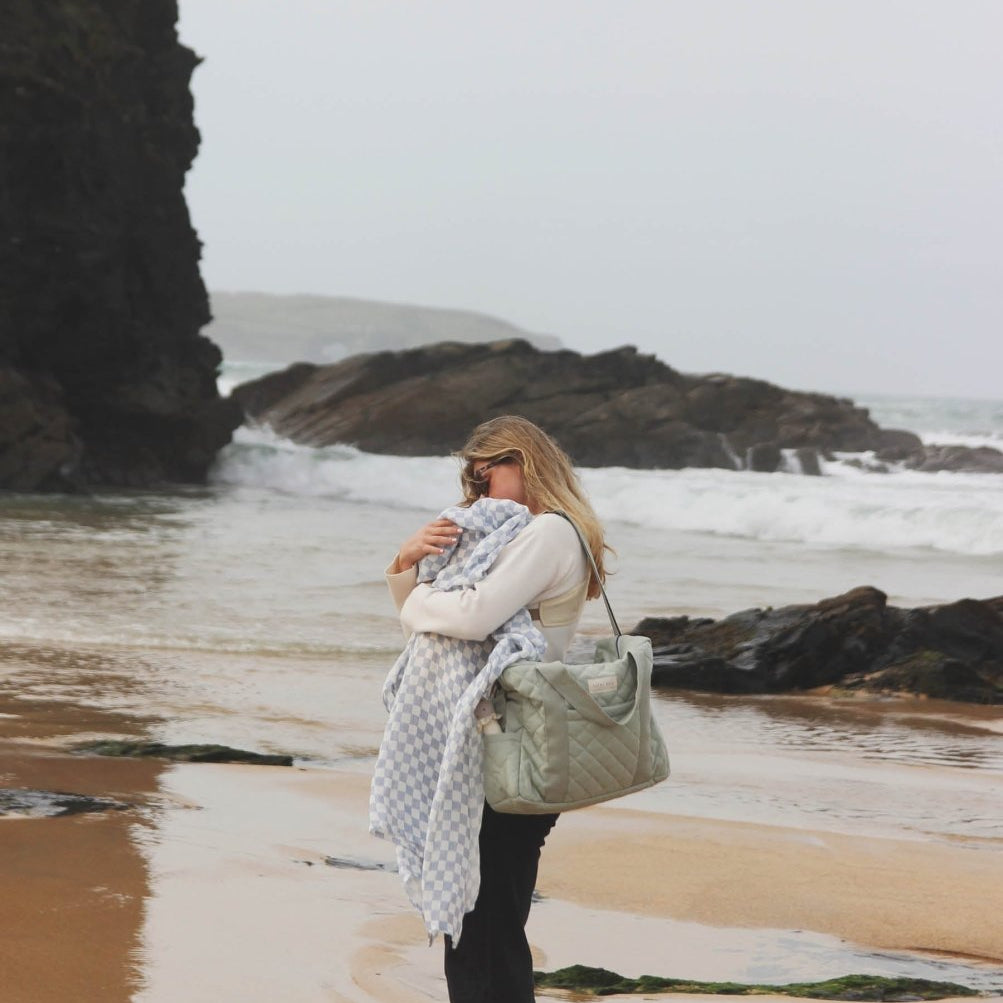 Baby Changing Bag - Sage – Changing Bags & Travel Changing Mats for children, available at Learning Bugs UK