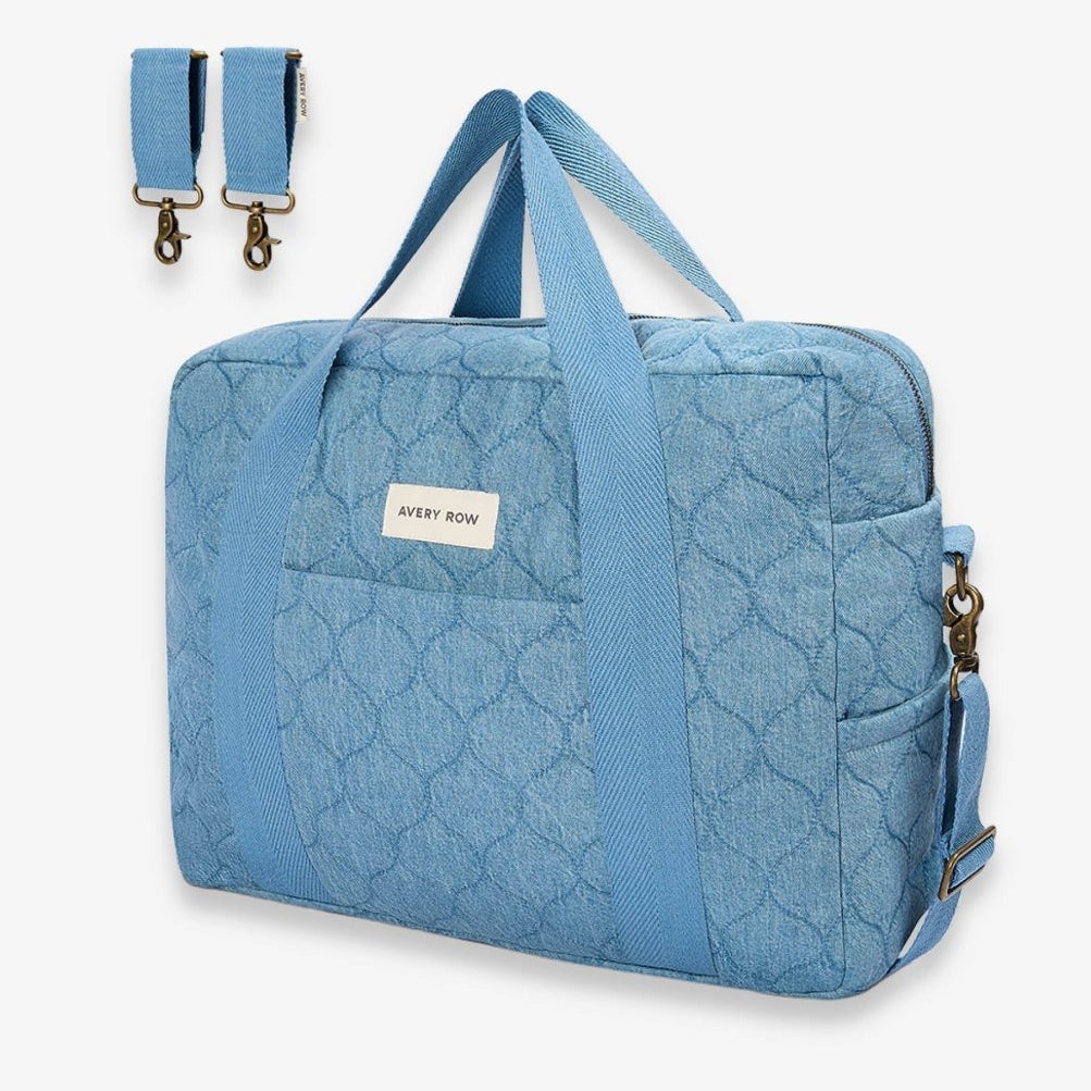 Baby Changing Bag - Denim – Changing Bags & Travel Changing Mats for children, available at Learning Bugs UK