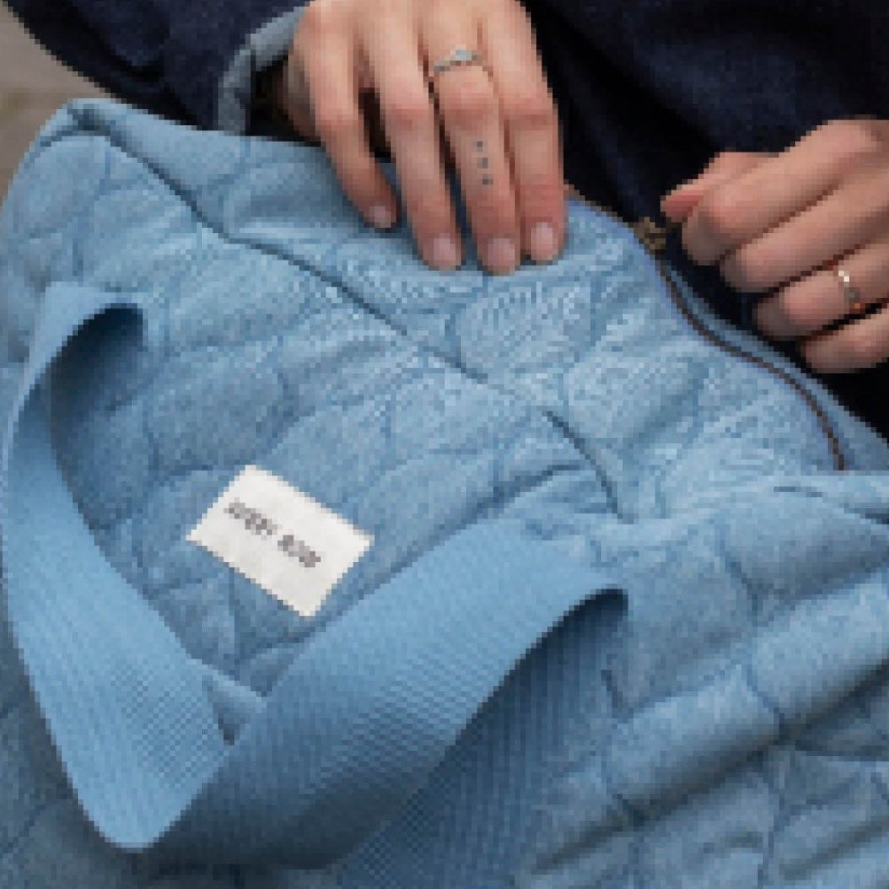 Baby Changing Bag - Denim – Changing Bags & Travel Changing Mats for children, available at Learning Bugs UK