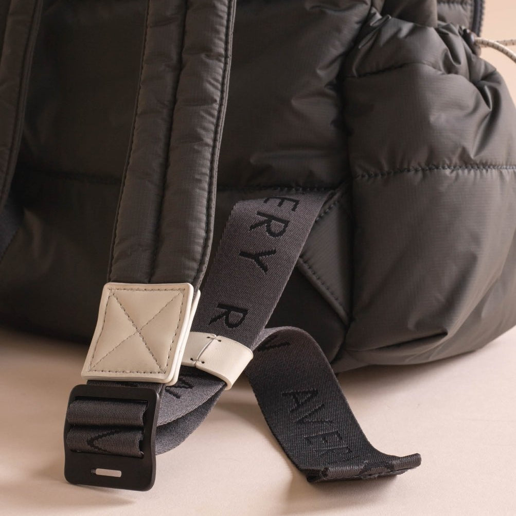 Baby Changing Backpack - Soft Black – Changing Bags & Travel Changing Mats for children, available at Learning Bugs UK