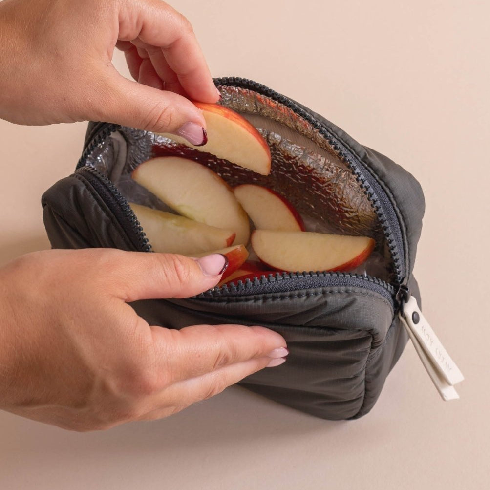 Baby Changing Backpack - Soft Black – Changing Bags & Travel Changing Mats for children, available at Learning Bugs UK