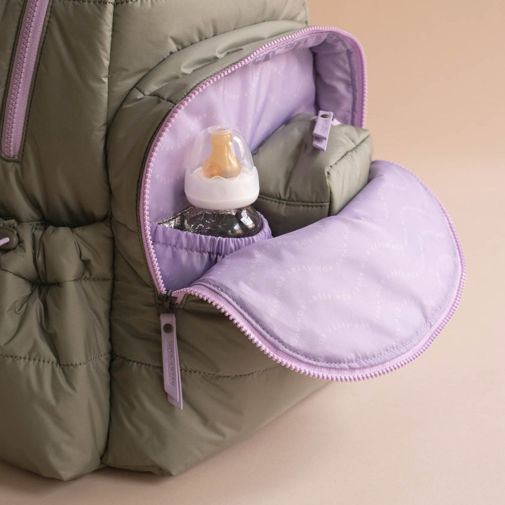 Baby Changing Backpack - Olive – Changing Bags & Travel Changing Mats for children, available at Learning Bugs UK