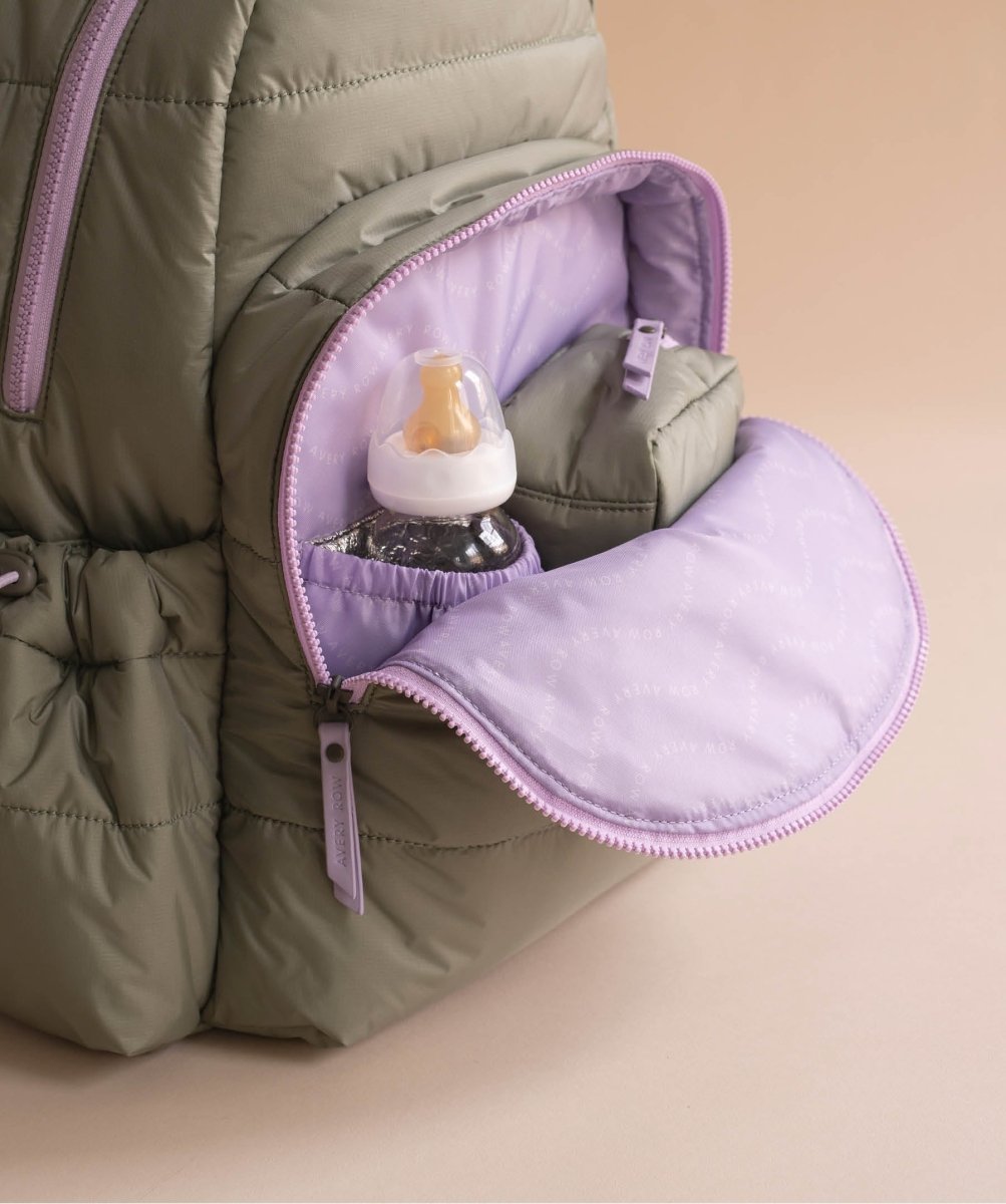 Baby Changing Backpack - Olive – Changing Bags & Travel Changing Mats for children, available at Learning Bugs UK
