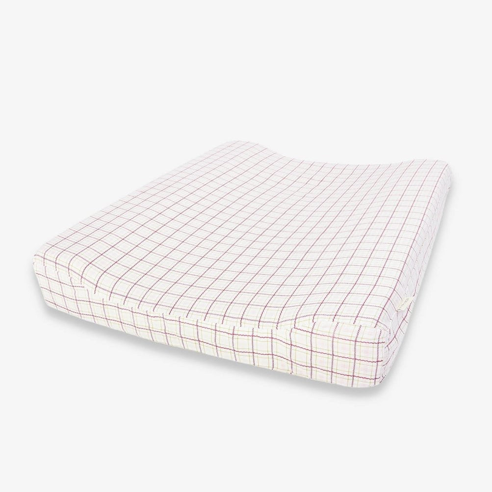 Baby Changing Mat - Pink Check – Baby Changing for children, available at Learning Bugs UK