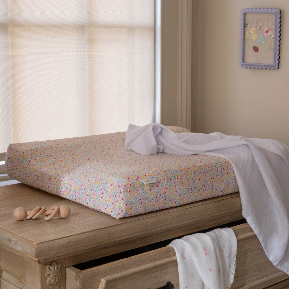 Baby Changing Mat - Wildflower Garden – Baby Changing for children, available at Learning Bugs UK