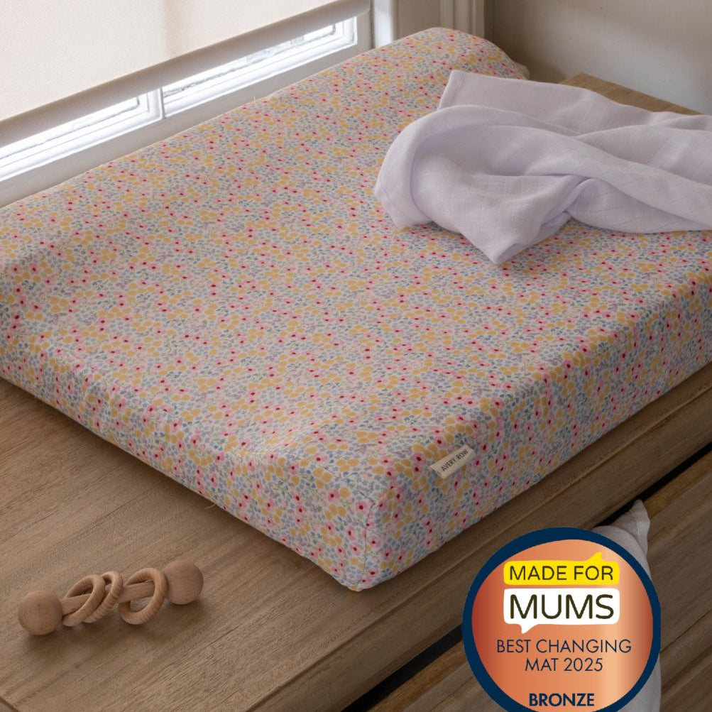 Baby Changing Mat - Wildflower Garden – Baby Changing for children, available at Learning Bugs UK