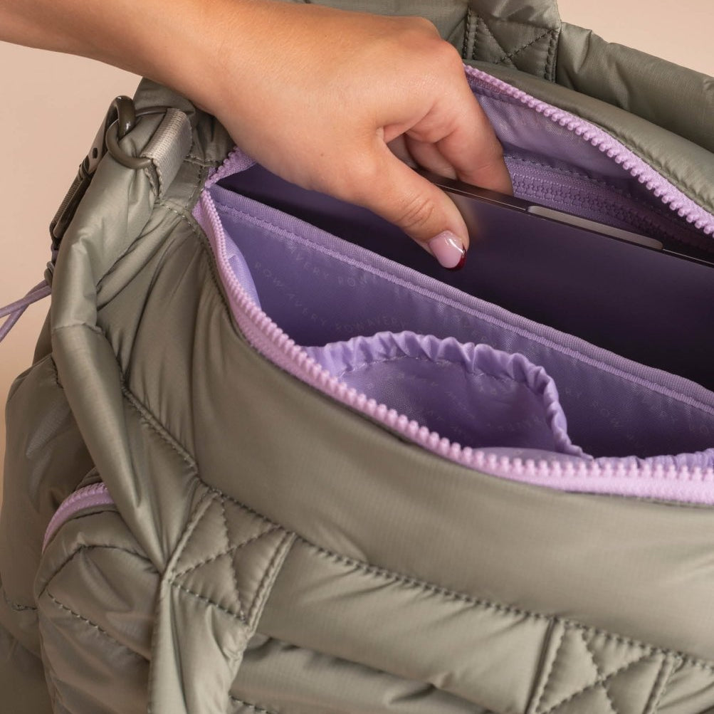 Baby Changing Tote Bag - Olive – Changing Bags & Travel Changing Mats for children, available at Learning Bugs UK
