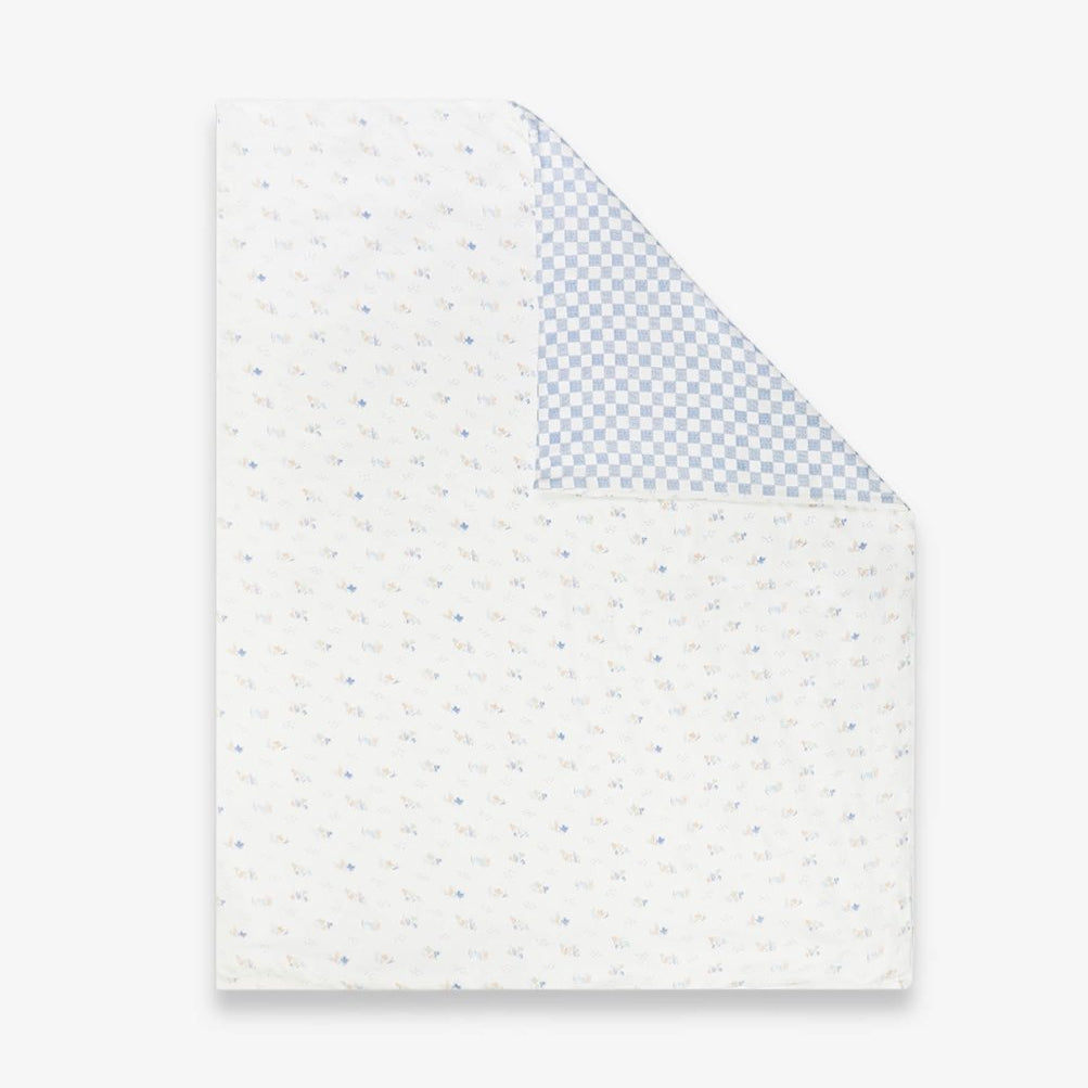 Organic Cotton Cotbed Bedding Set - Waves – Bedding for children, available at Learning Bugs UK