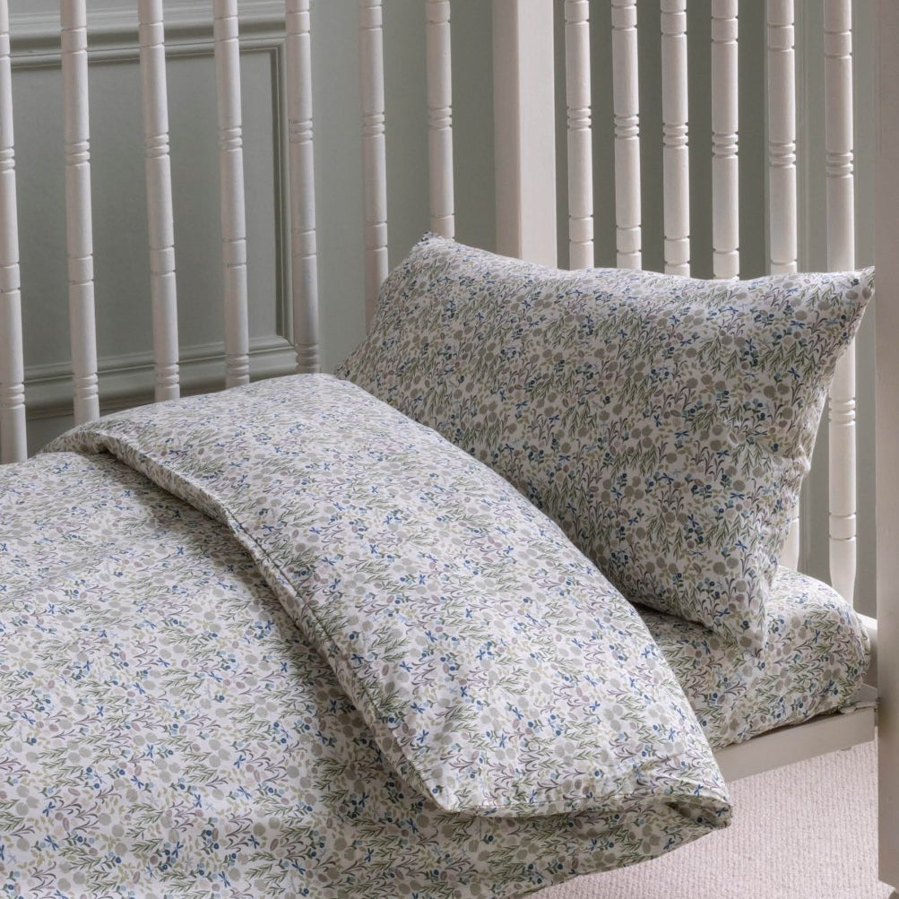 Organic Cotton Cotbed Bedding Set - Riverbank – Bedding for children, available at Learning Bugs UK