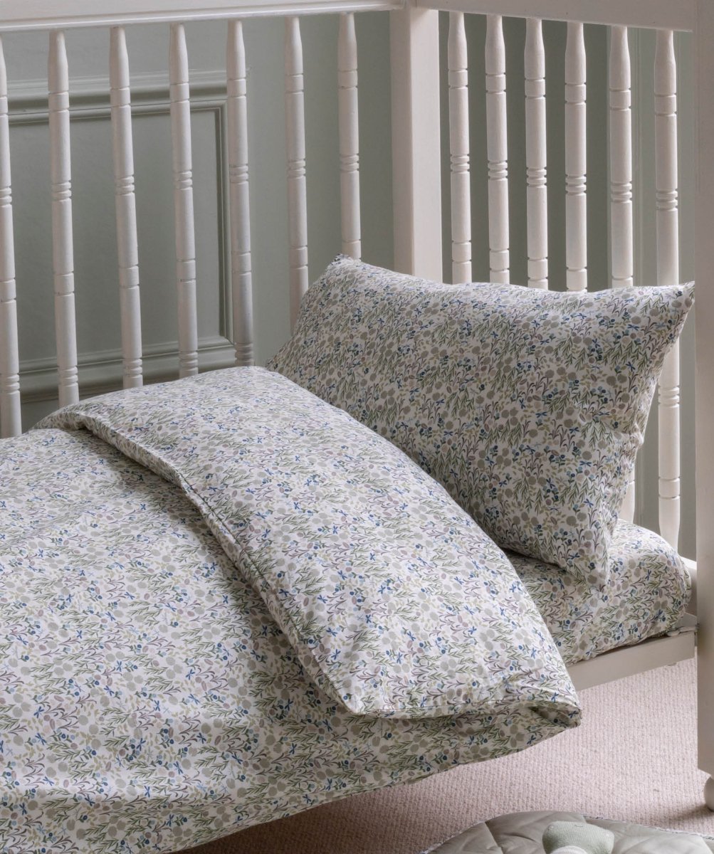 Organic Cotton Cotbed Bedding Set - Riverbank – Bedding for children, available at Learning Bugs UK