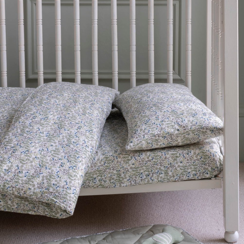 Organic Cotton Cotbed Bedding Set - Riverbank – Bedding for children, available at Learning Bugs UK