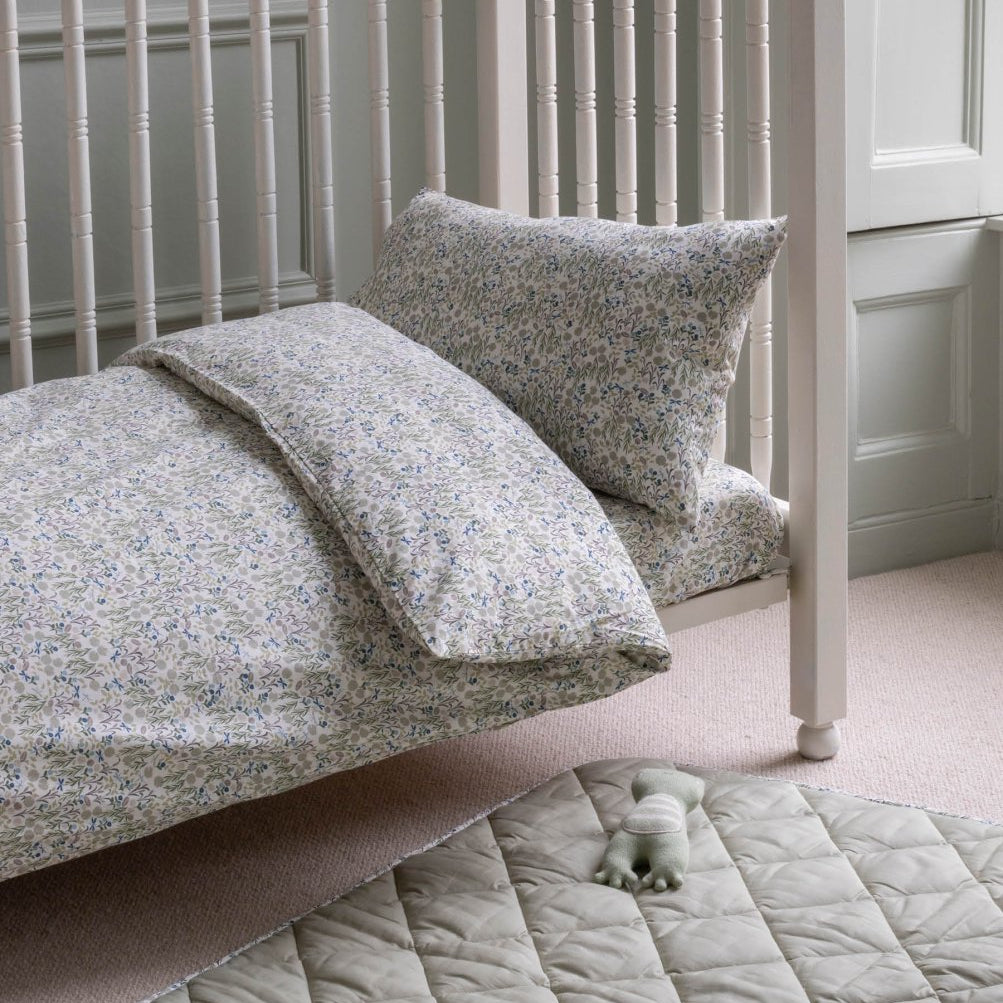 Organic Cotton Cotbed Bedding Set - Riverbank – Bedding for children, available at Learning Bugs UK