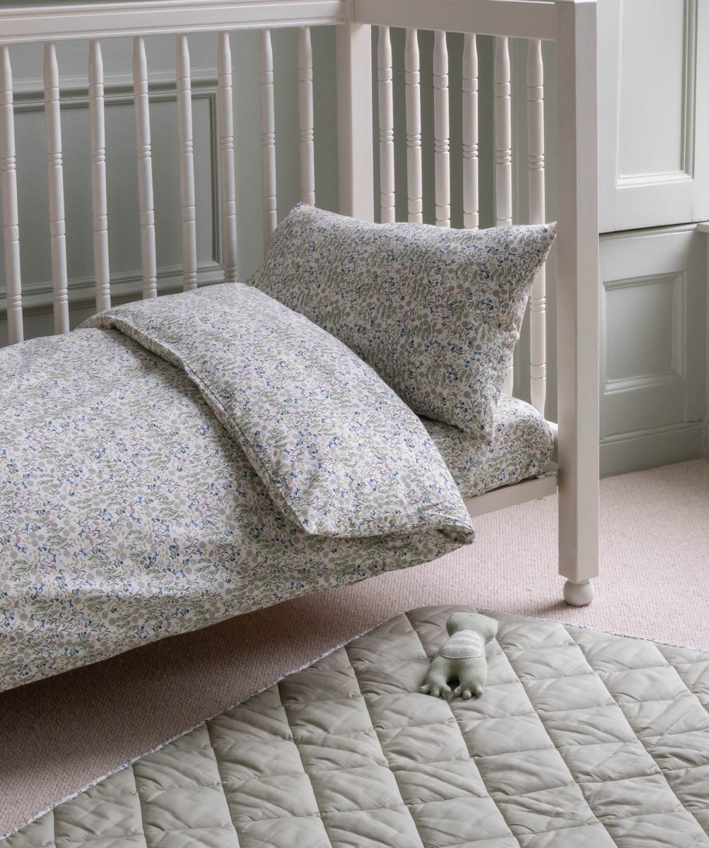 Organic Cotton Cotbed Bedding Set - Riverbank – Bedding for children, available at Learning Bugs UK
