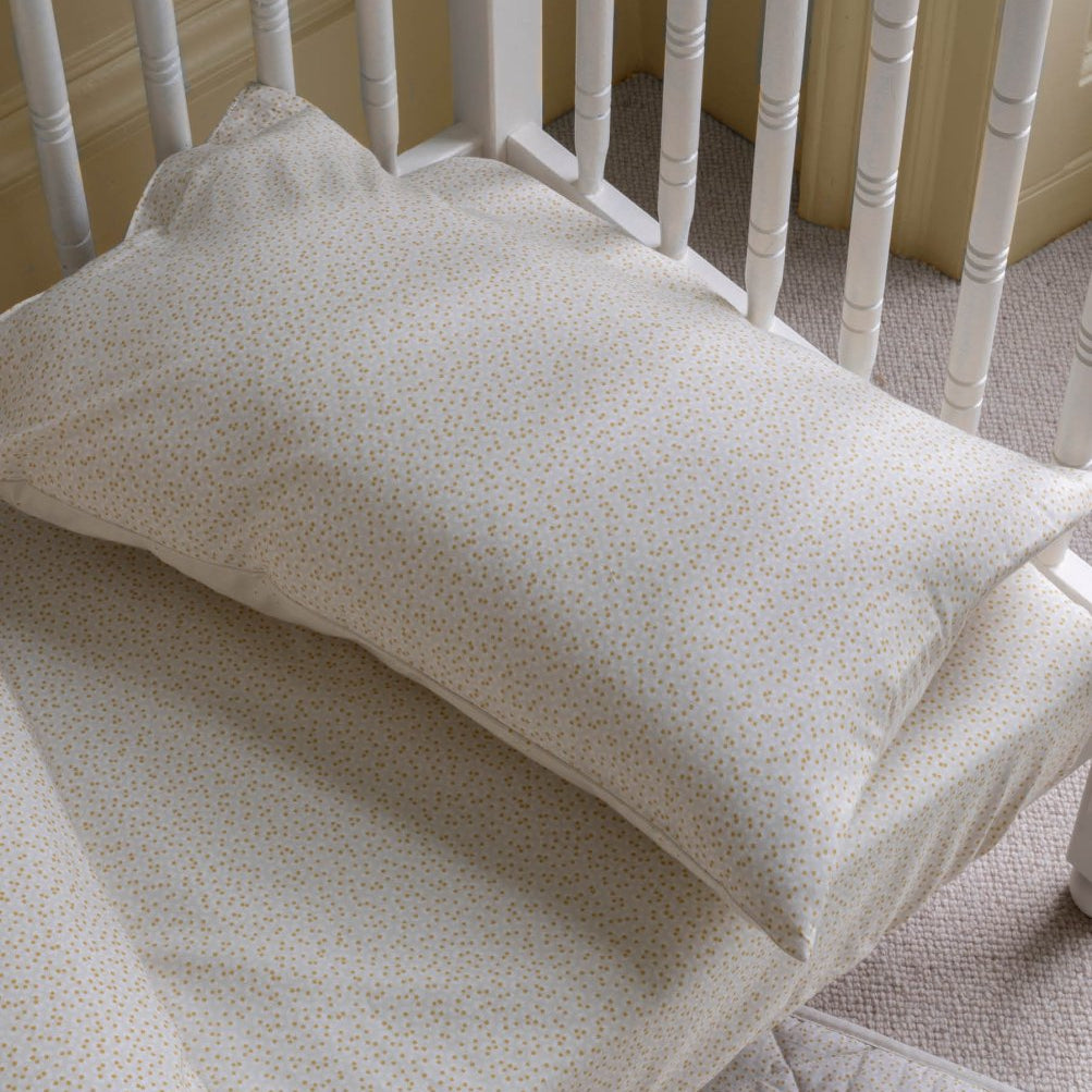 Organic Cotton Cotbed Bedding Set - Daisy Meadow – Bedding for children, available at Learning Bugs UK