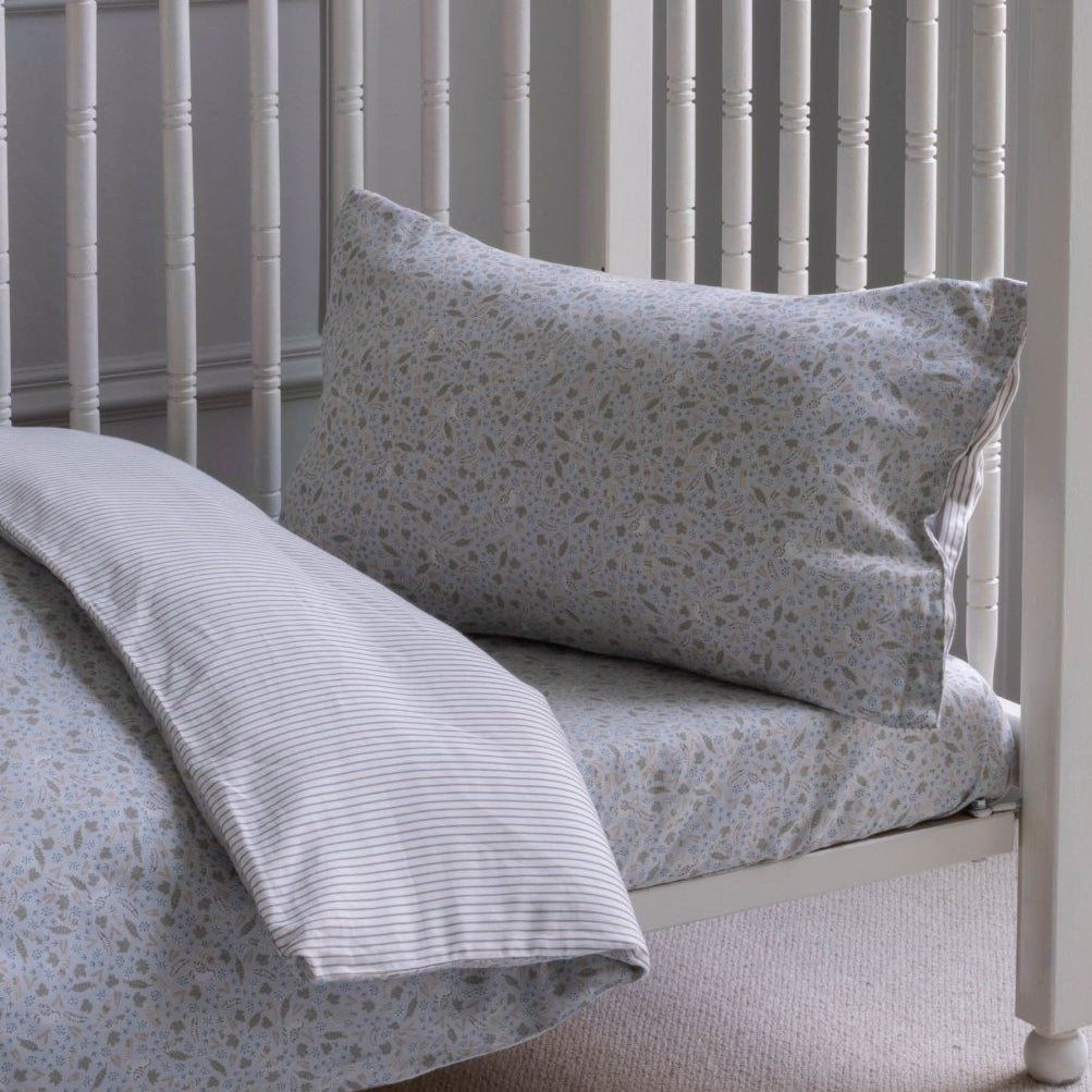 Organic Cotton Cotbed Bedding Set - Nature Trail – Bedding for children, available at Learning Bugs UK
