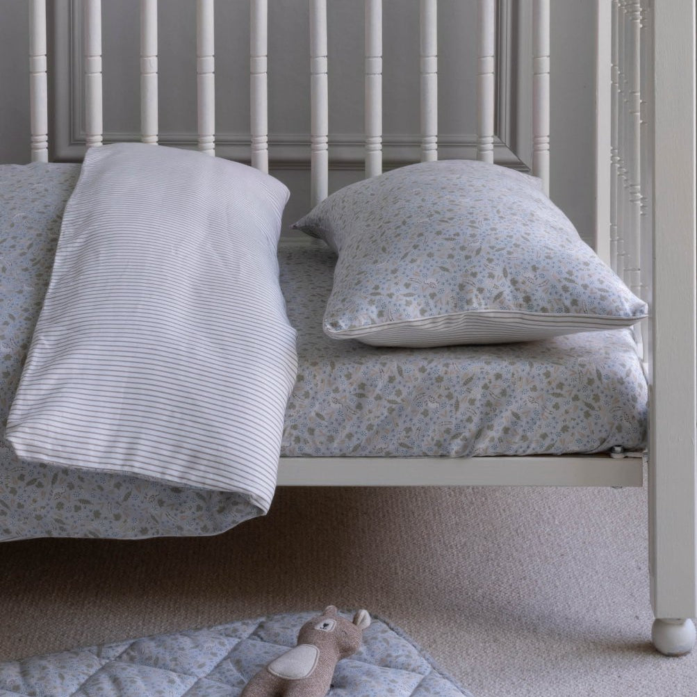 Organic Cotton Cotbed Bedding Set - Nature Trail – Bedding for children, available at Learning Bugs UK