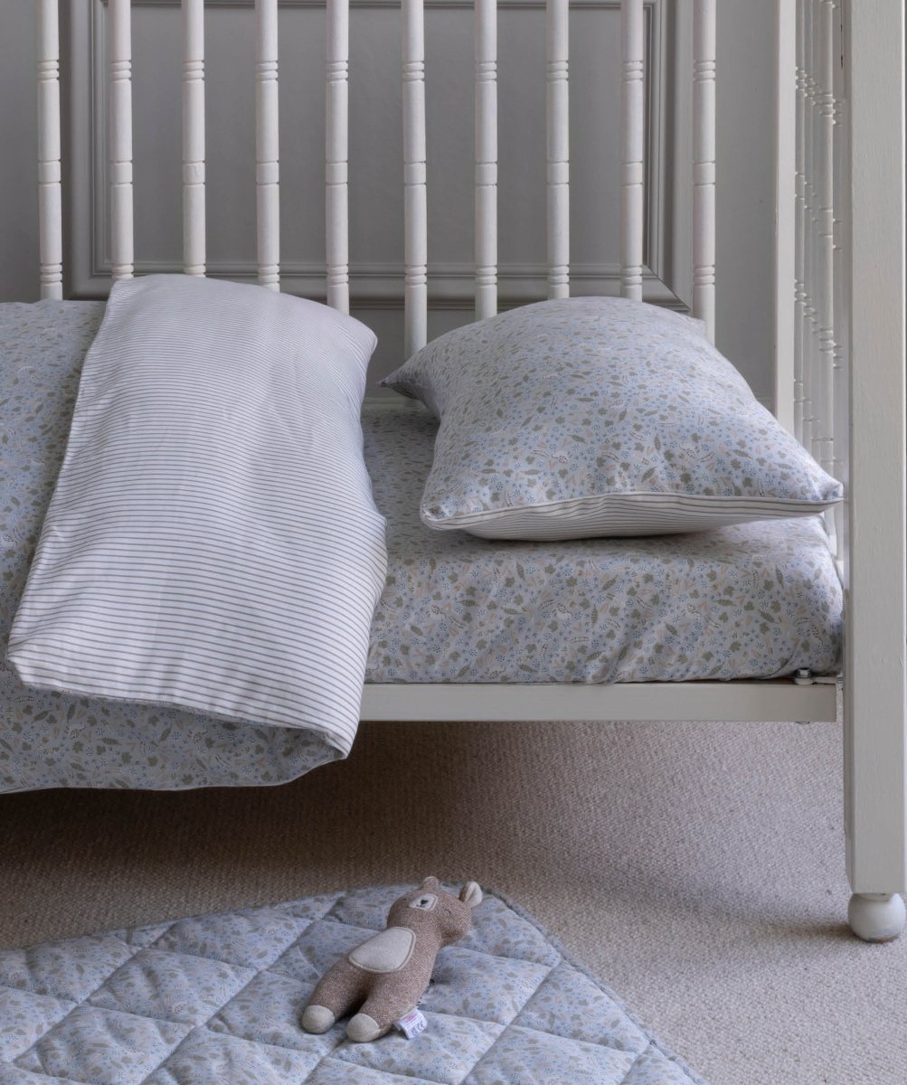 Organic Cotton Cotbed Bedding Set - Nature Trail – Bedding for children, available at Learning Bugs UK