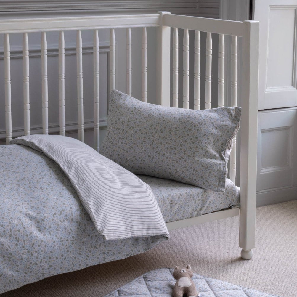 Organic Cotton Cotbed Bedding Set - Nature Trail – Bedding for children, available at Learning Bugs UK