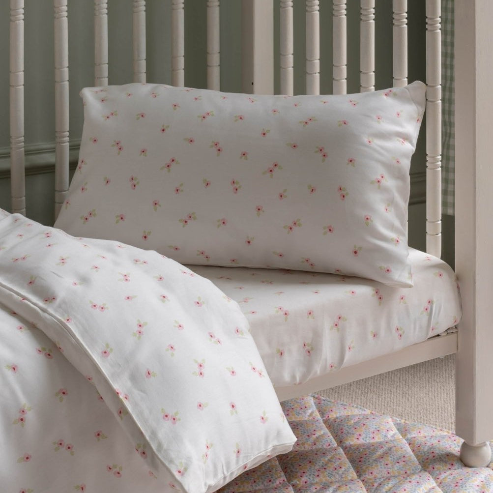 Organic Cotton Cotbed Bedding Set - Anemone – Bedding for children, available at Learning Bugs UK