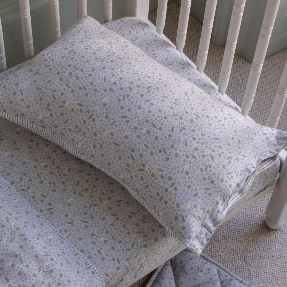 Organic Cotton Cotbed Bedding Set - Nature Trail – Bedding for children, available at Learning Bugs UK