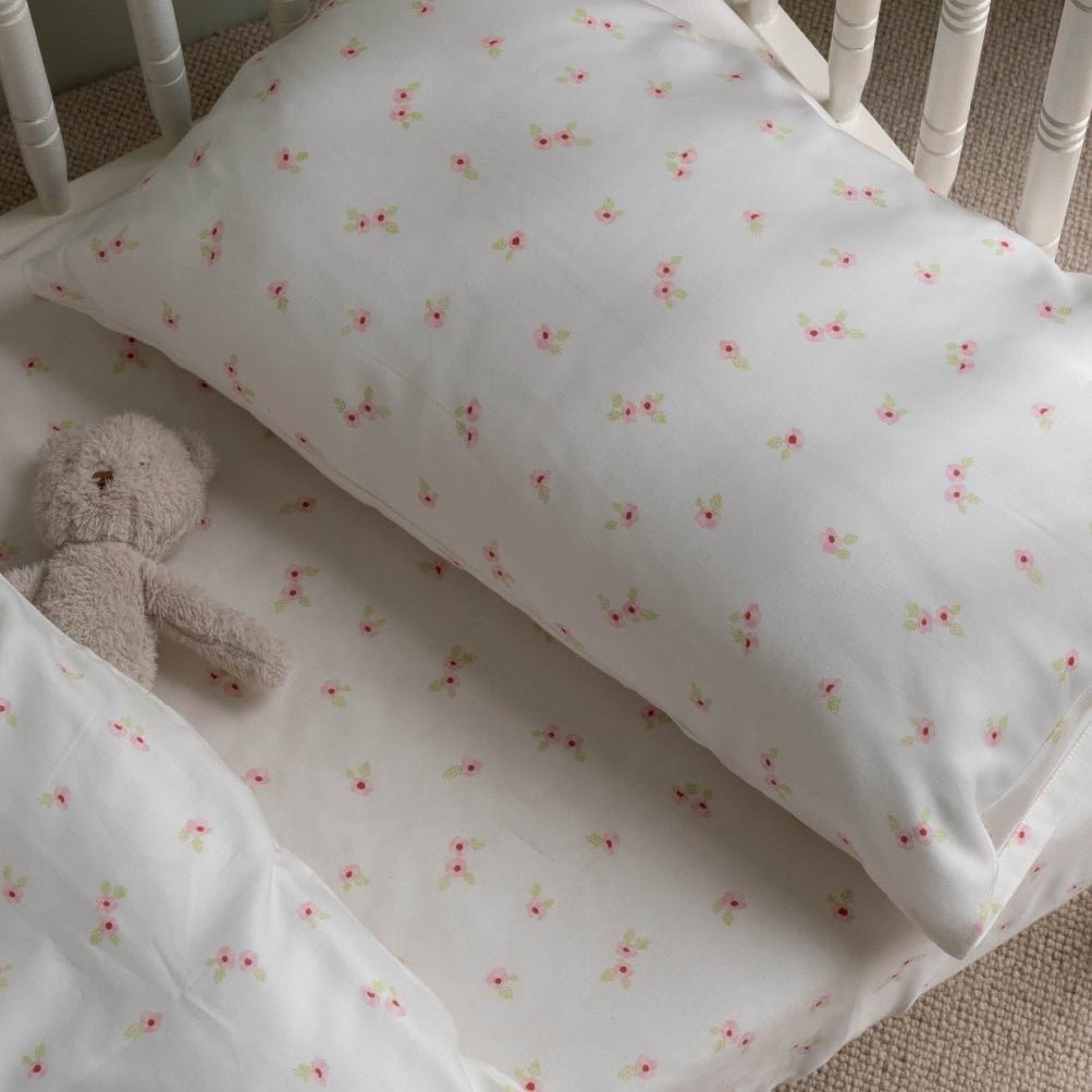 Organic Cotton Cotbed Bedding Set - Anemone – Bedding for children, available at Learning Bugs UK