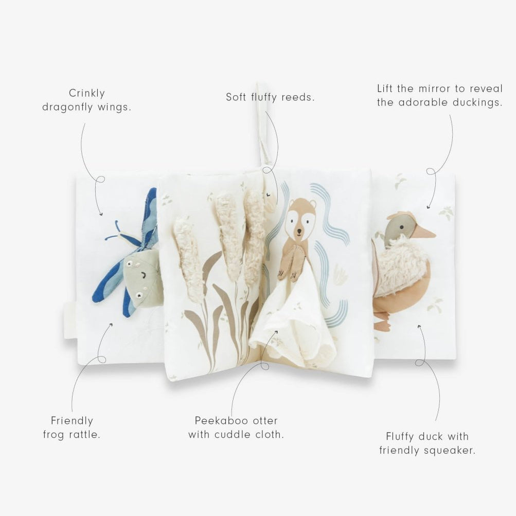 Baby Fabric Book - Tales of the Riverbank – Toys for children, available at Learning Bugs UK