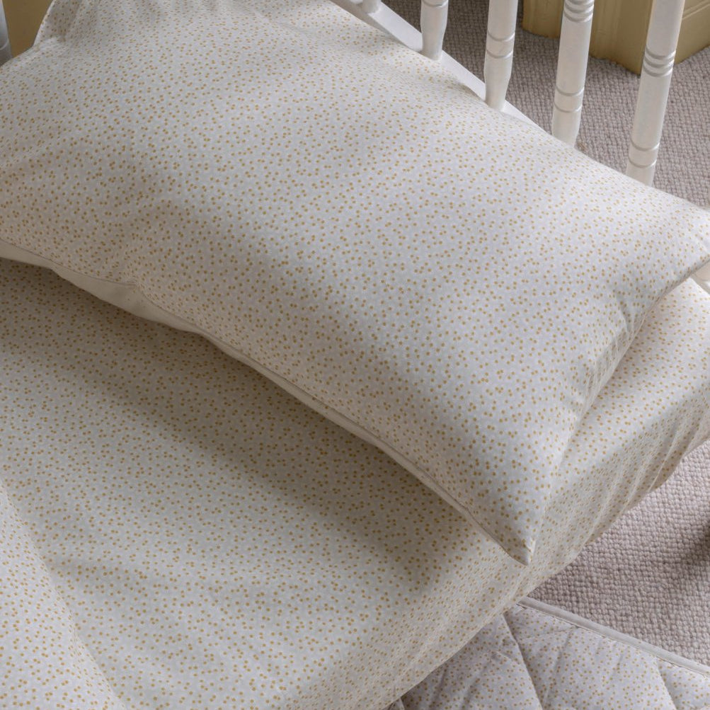Organic Cotbed Fitted Sheet - Daisy Meadow – Bedding for children, available at Learning Bugs UK