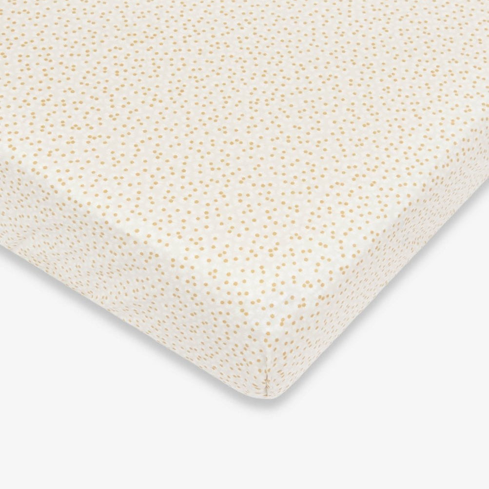 Organic Cotbed Fitted Sheet - Daisy Meadow – Bedding for children, available at Learning Bugs UK