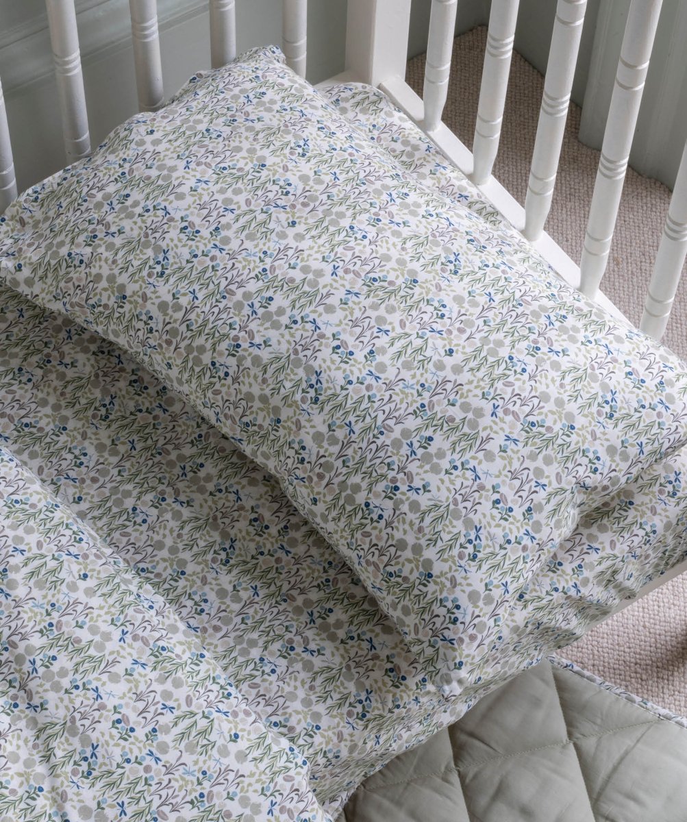 Organic Cotbed Fitted Sheet - Riverbank – Bedding for children, available at Learning Bugs UK
