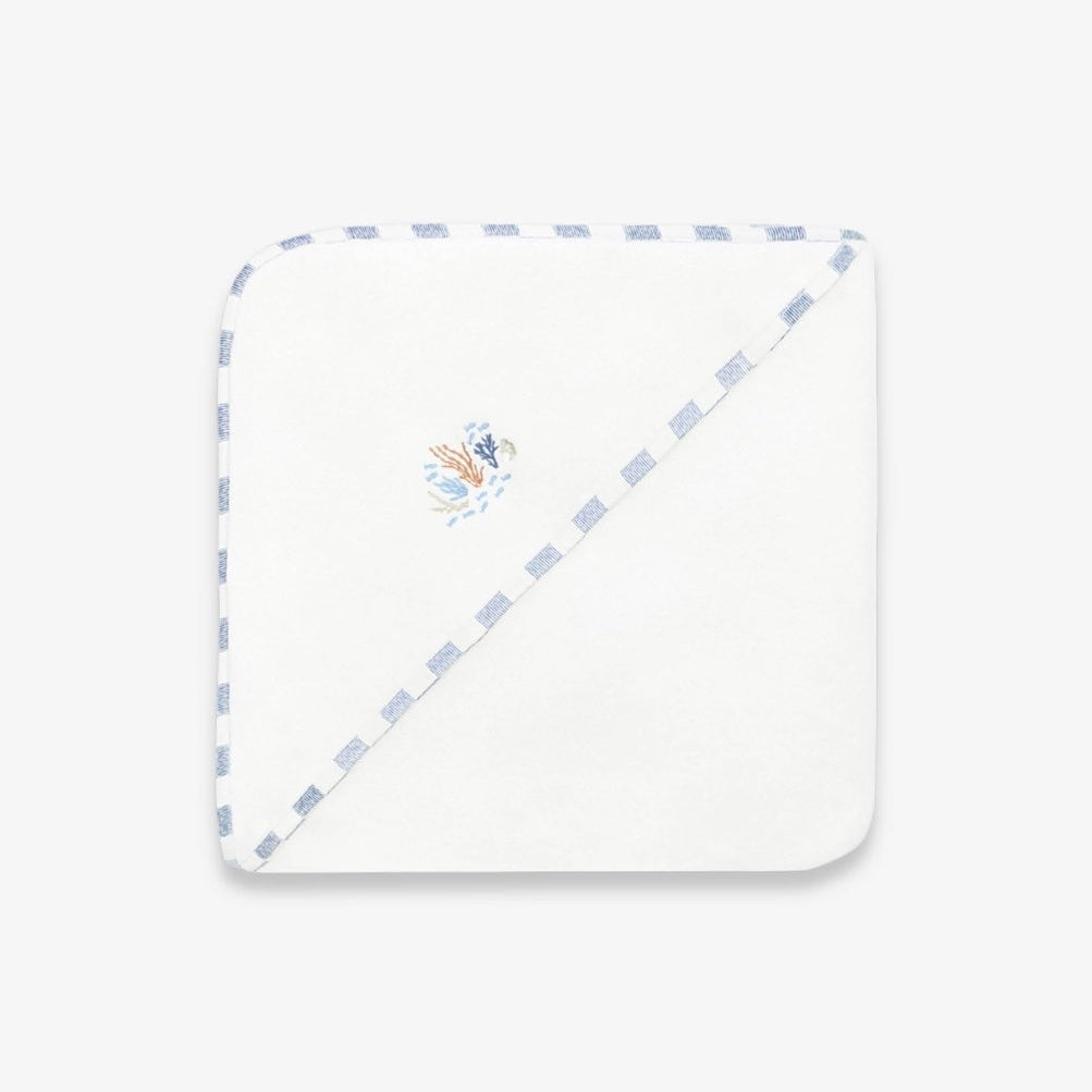 Hooded Towel - Baby - Coastline – Towelling for children, available at Learning Bugs UK