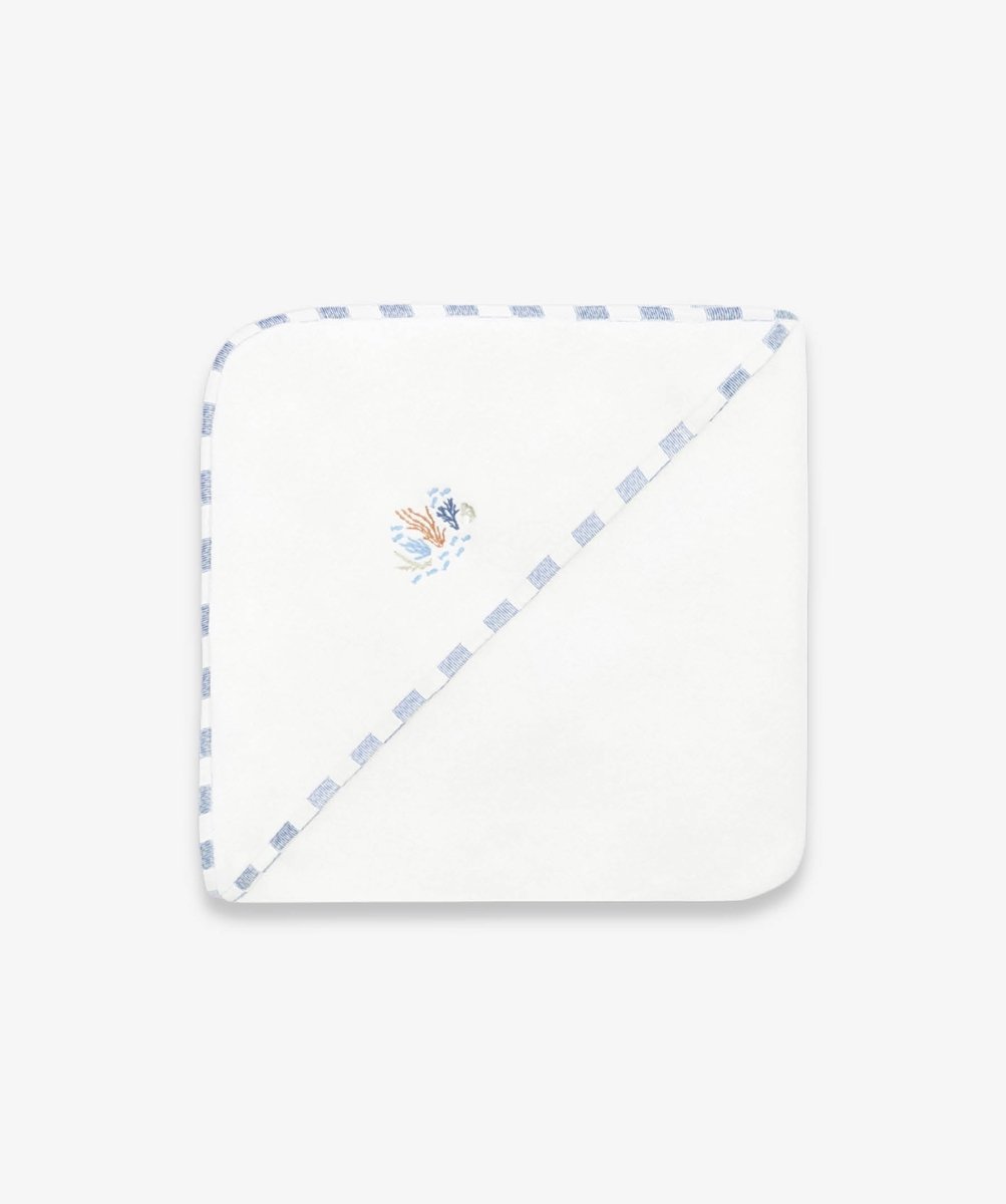 Hooded Towel - Baby - Coastline – Towelling for children, available at Learning Bugs UK