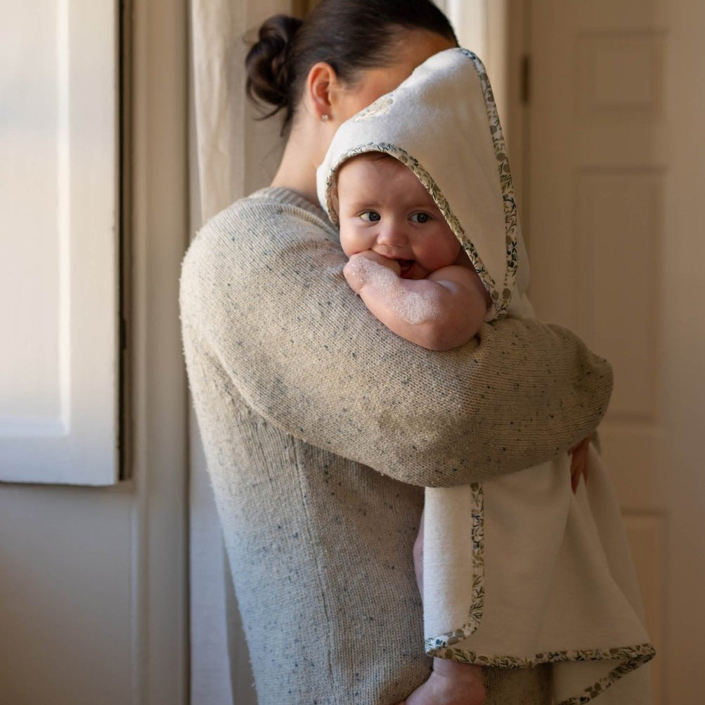 Hooded Towel - Baby - Riverbank – Towelling for children, available at Learning Bugs UK