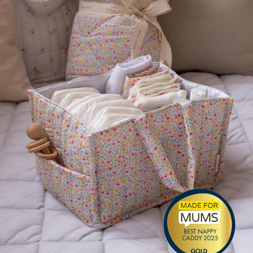 Nappy Caddy - Wildflower Garden – Storage for children, available at Learning Bugs UK