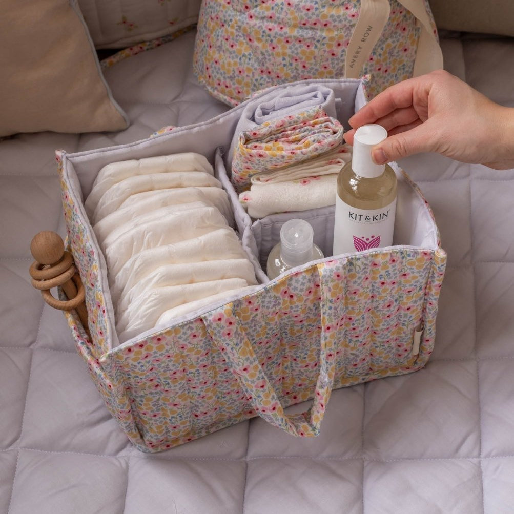 Nappy Caddy - Wildflower Garden – Storage for children, available at Learning Bugs UK