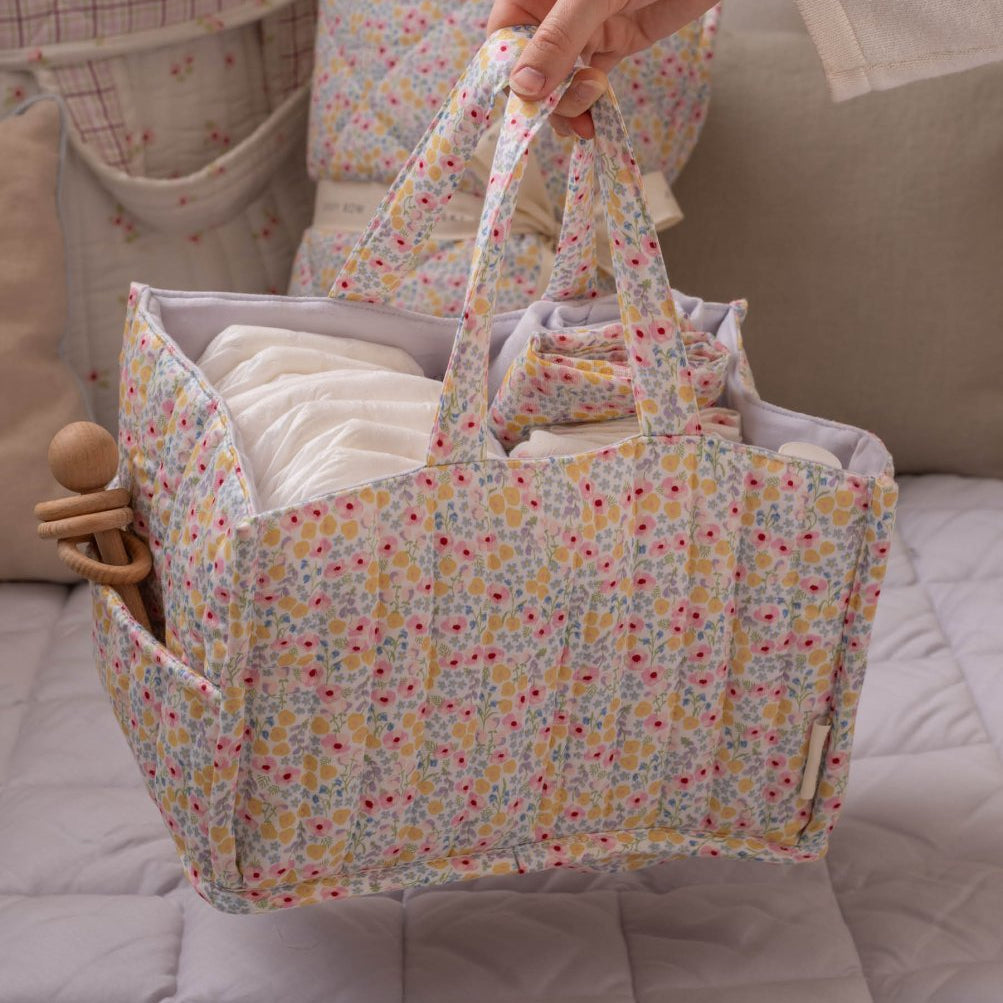 Nappy Caddy - Wildflower Garden – Storage for children, available at Learning Bugs UK