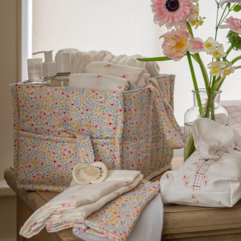Nappy Caddy - Wildflower Garden – Storage for children, available at Learning Bugs UK