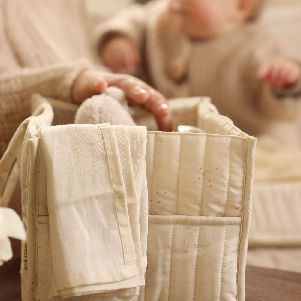 Nappy Caddy - Wild Chamomile – Storage for children, available at Learning Bugs UK