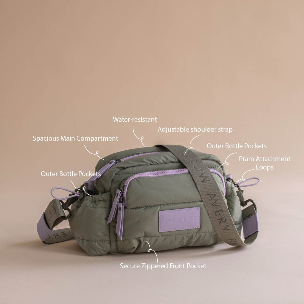 Pram Organiser Bag - Olive – Changing Bags & Travel Changing Mats for children, available at Learning Bugs UK